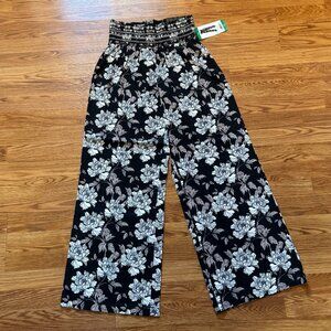 NWT Dahui Linen Wide Leg Palazzo Pants
